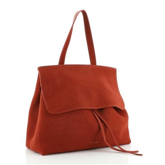 Mansur Gavriel Handbags - Mansur Gavriel Suede Brick Lady Bag